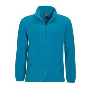 SOLS Mens North Full Zip Outdoor Fleece Jacket / Aqua